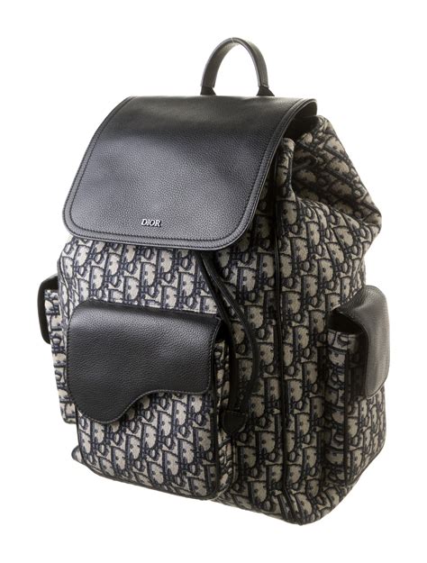 dior saddle backpack men